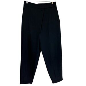 Babaton wool asymmetrical front carrot leg dress pants Sz 6 excellent condition